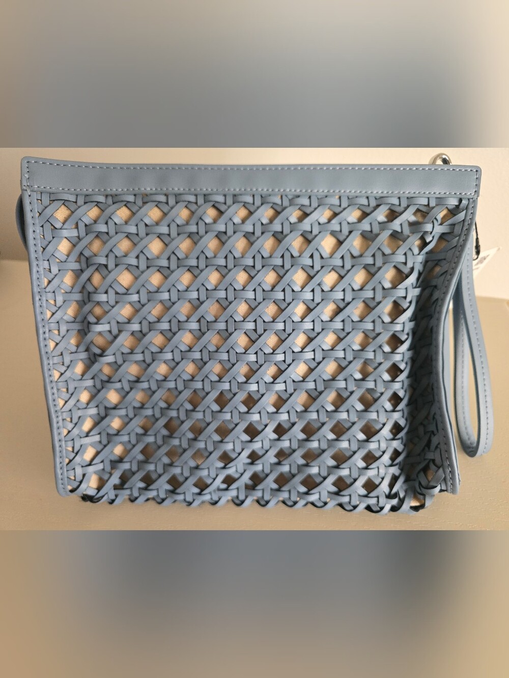 Zara Woven Clutch Bag